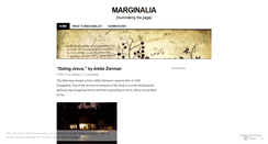 Desktop Screenshot of nwcmarginalia.wordpress.com
