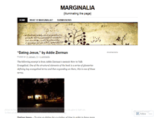 Tablet Screenshot of nwcmarginalia.wordpress.com