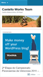 Mobile Screenshot of castelloworksteam.wordpress.com