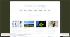 Desktop Screenshot of iheartchange.wordpress.com