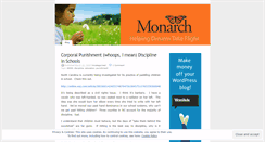 Desktop Screenshot of monarchnc.wordpress.com
