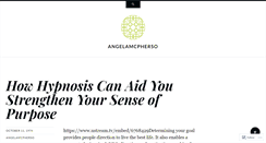 Desktop Screenshot of angelamcpherso.wordpress.com