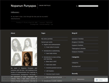 Tablet Screenshot of nopanunsom.wordpress.com