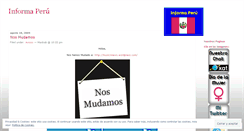 Desktop Screenshot of informaperu.wordpress.com