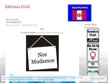 Tablet Screenshot of informaperu.wordpress.com