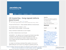 Tablet Screenshot of pacedata.wordpress.com