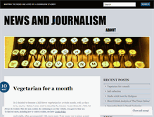 Tablet Screenshot of newsandjournalism.wordpress.com