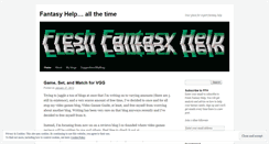 Desktop Screenshot of freshfantasyhelp.wordpress.com