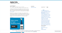Desktop Screenshot of digitalbite.wordpress.com