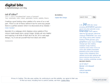 Tablet Screenshot of digitalbite.wordpress.com