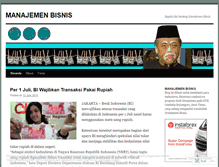 Tablet Screenshot of manabisnis.wordpress.com