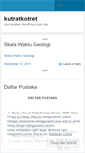 Mobile Screenshot of kutratkotret.wordpress.com
