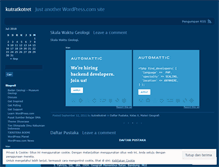 Tablet Screenshot of kutratkotret.wordpress.com