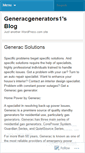 Mobile Screenshot of generacgenerators1.wordpress.com