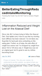 Mobile Screenshot of bettereatingthroughreducedintakemonitoring.wordpress.com