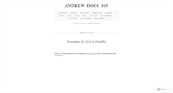 Desktop Screenshot of andrew365.wordpress.com