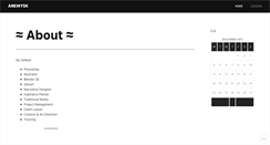 Desktop Screenshot of anemysk.wordpress.com