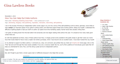 Desktop Screenshot of ginalawlessbooks.wordpress.com