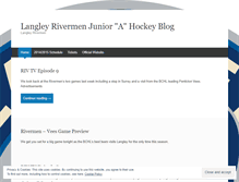 Tablet Screenshot of langleyrivermen.wordpress.com