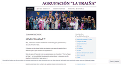 Desktop Screenshot of agrupaciontraina.wordpress.com