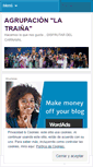 Mobile Screenshot of agrupaciontraina.wordpress.com
