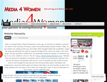 Tablet Screenshot of media4women.wordpress.com