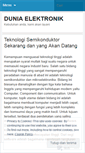Mobile Screenshot of duniaelektronik.wordpress.com
