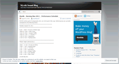 Desktop Screenshot of mystiksound.wordpress.com