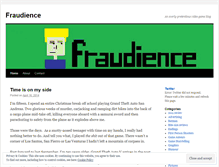 Tablet Screenshot of fraudience.wordpress.com