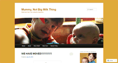 Desktop Screenshot of bigmilkthing.wordpress.com