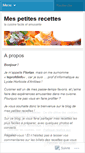 Mobile Screenshot of mespetitesrecettes.wordpress.com