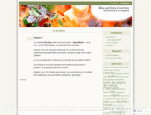Tablet Screenshot of mespetitesrecettes.wordpress.com