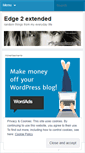 Mobile Screenshot of edge2extended.wordpress.com