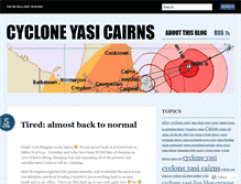 Tablet Screenshot of cycloneyasi.wordpress.com