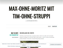 Tablet Screenshot of maxohnemoritzmittimohnestruppi.wordpress.com