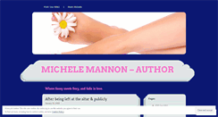 Desktop Screenshot of michelemannon.wordpress.com