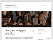 Tablet Screenshot of bcreative2day.wordpress.com