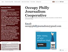 Tablet Screenshot of occupiedpennsylvaniagazette.wordpress.com