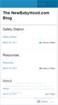 Mobile Screenshot of newbabyhood.wordpress.com
