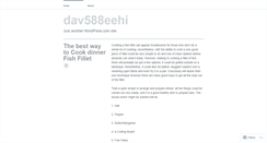 Desktop Screenshot of dav588eehi.wordpress.com