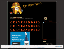 Tablet Screenshot of cervejandmulher.wordpress.com