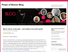 Tablet Screenshot of powerofwomenblog.wordpress.com