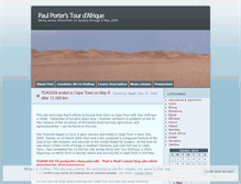 Tablet Screenshot of paulporter.wordpress.com