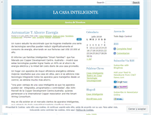 Tablet Screenshot of lacasainteligente.wordpress.com