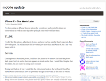 Tablet Screenshot of mobileupdate.wordpress.com