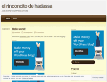 Tablet Screenshot of elrinconcitodehadassa.wordpress.com