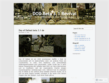 Tablet Screenshot of dodbeta31.wordpress.com