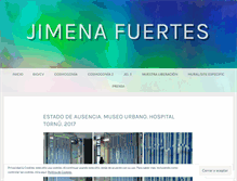 Tablet Screenshot of fuertesjimena.wordpress.com