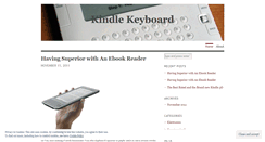 Desktop Screenshot of kindlekeyboard.wordpress.com