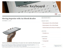 Tablet Screenshot of kindlekeyboard.wordpress.com